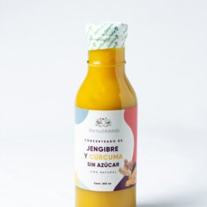 Concentrado de jengibre y cúrcuma sin azúcar MamushkaVeda 100% natural
